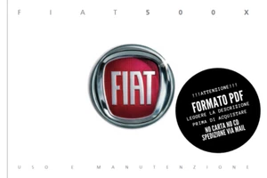 Libretto manuale istruzioni uso e manutenzione in PDF Fiat 500X edizione 2020 - Foto 1 di 5