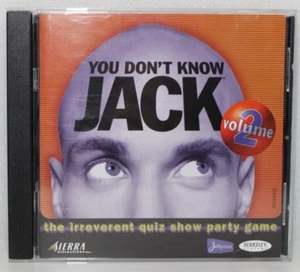 YOU DON'T KNOW JACK VOLUME 2 VINTAGE SOFTWARE GAME SIERRA WINDOWS - Picture 1 of 3