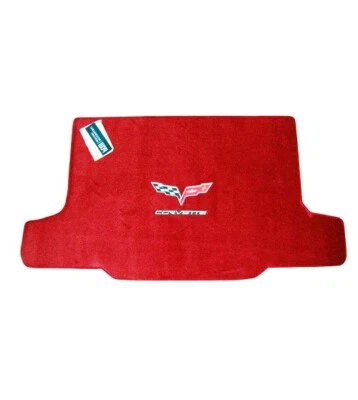 Chevrolet Corvette C6 2006-2013 convertible rojo brillante alfombrilla de carga 32 oz premium Foto 1 de 3