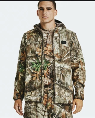 Under Armour Realtree Edge Mid Season Kit Brow Tine Camo Jacket Mens (Size L) - Image 1 of 4