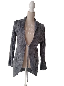 Bonita Strickjacke Cardigan mit 20 % Alpaca und 20% Mohair in Gr. M grau - Bild 1 von 8