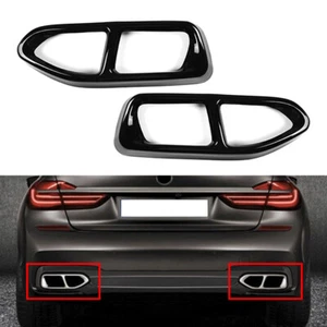 M Style Acero Inoxidable Silenciador Escape Cubierta BMW Serie 7 16-18 - Imagen 1 de 5