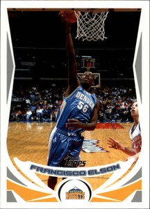 2004-05 Topps Denver Nuggets Basketball Card #165 Francisco Elson