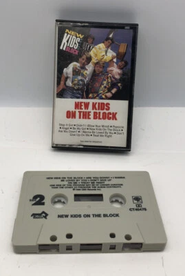 New Kids On The Block Self Titled S/T 1986 Cassette Tape Pop Dance 80s 90s NKOTB - Image 1 of 4