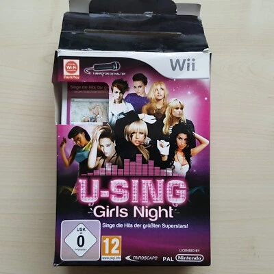 U-Sing Girls Night in OVP Anleitung Mikrofon Nintendo Wii Spiel Boxed Game - Bild 1 von 4