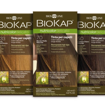 BIOKAP BIOS LINE BioKap Tinta Nutricolor Delicato 16 Nuance per Capelli