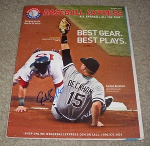REVISTA GORDON BECKHAM BÉISBOL EXPRESS FIRMADA AUTOMÁTICAMENTE - Imagen 1 de 1