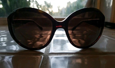 Cole Haan Petite face woman's tortoise sunglasses & Case CAT EYE - Image 1 of 4