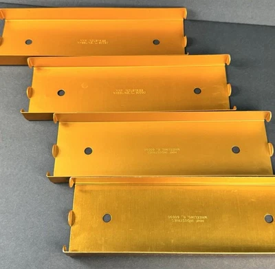 Bandeja de moedas de alumínio laranja 100 quartos • Fornecimento bancário de metal MMF Industries - Imagem 1 de 4