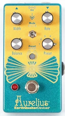 EarthQuaker Devices Aurelius Chorus Vibrato Rotativo Guitarra Eléctrica Pedal Efecto Foto 1 de 4