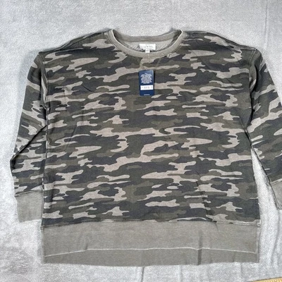 Lucky Brand женщин толстовка размер средний Cano камуфляж классический ворота - Изображение 1 из 4