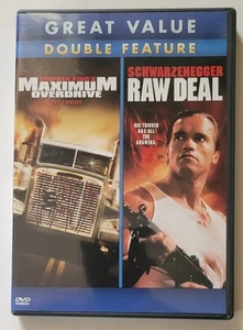 Maximum Overdrive/Raw Deal (DVD Double Feature) Stephen King Horror Action - Picture 1 of 4