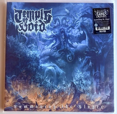 Temple Of Void Summoning The Slayer Electric Blue Splatter Vinyl Ltd 200 - Image 1 of 4