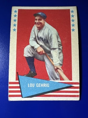 Fleer #31 Lou Gehrig 1961 en muy buen estado/ex ¡Sin pliegues!  ¡MIRA! *SNOCARDS* Foto 1 de 2