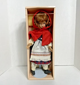 1989 Little Red Riding Hood Porcelain Doll Ashton Drake - Picture 1 of 5