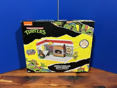 Juego de Construcción Tortugas Ninja Adolescentes Mutantes Pizza Salón Mikey Nuevo Caja Abierta Foto 1 de 2