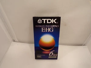 TDK EHG extra hochwertig 6 Stunden T-120 leer VHS Videorecorder Band versiegelt - Bild 1 von 2