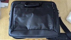 Dell 17” Computer Laptop Carrying Case Briefcase Tote Shoulder Bag Black - Picture 1 of 2