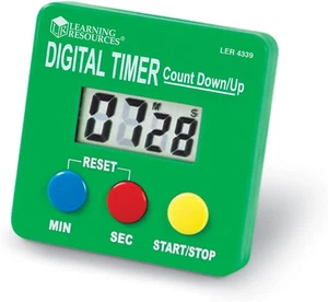 Digital Countdown/Up Timer with Seconds/Minutes Display for All Ages - Picture 1 of 12