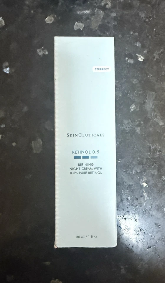 SkinCeuticals ретинол 0,5 очищающий ночной крем 0,5% чистый ретинол 1 унц запечатанная коробка - Изображение 1 из 1