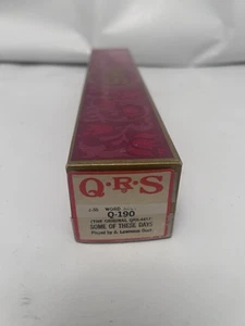 Rollo de palabras para piano QRS Q-190 algunos de estos días - Imagen 1 de 3