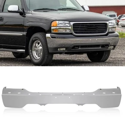 Barra frontal de parachoques cromada para 01-02 GMC Sierra 1500 2500 y 00-06 GMC Yukon XL Foto 1 de 4