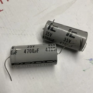 Condensadores electrolíticos axiales CDE 470μF 35V Illinois (cada uno) - Imagen 1 de 9