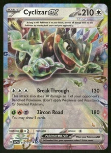 Pokemon Tcg Cyclizar ex #159 Pokemon Surging Sparks NM - Picture 1 of 2