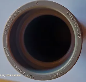 Junta de expansión de junta tórica de PVC Cetro 1-1/2" (EJ-30)(077385) - Imagen 1 de 2