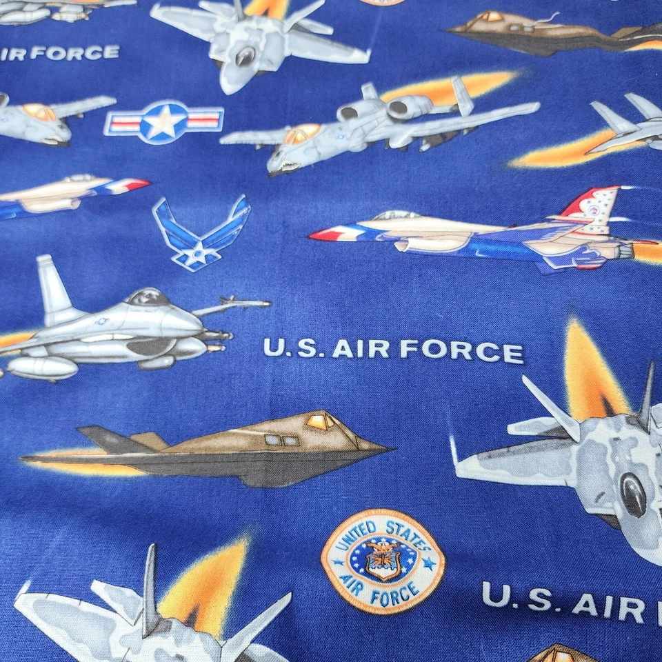 Robert Kaufman 美国空军 United We Stand 军用织物 棉 1 码 — 第 1/4 张图片