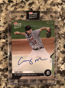 🔥2020 TOPPS NOW #127B CASEY MIZE  CALL-UP ON-CARD AUTO /99 Detroit Tigers🔥