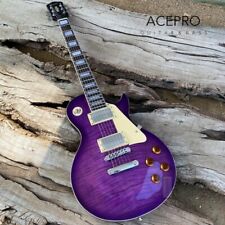 Grote Purple Burst Electric Guitar Flamed Maple Top Chrome Hardware for sale