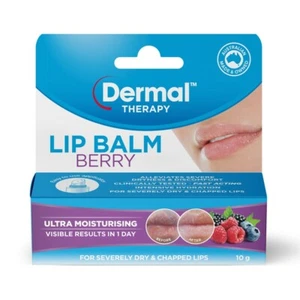 Dermal Therapy Lip Balm Berry 10g Intensive Hydration For Dry Chapped Lip - Picture 1 of 1