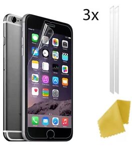 3 x Clear Plastic Screen Guard LCD Protector Film Layer For Apple iPhone 6s