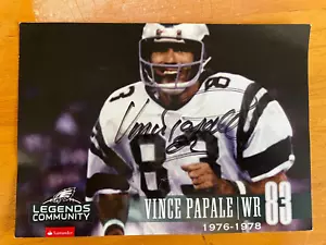 Vince Papale autographed signed 7x5" picture NFL Philadelphia Eagles collectible - Picture 1 of 1