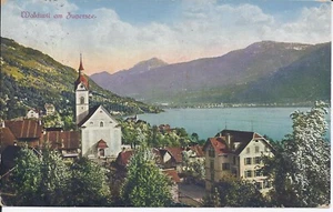 463 Walchwil am Zugersee Zug 1925 postal LIQUIDACIÓN - Imagen 1 de 2