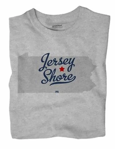 Jersey Shore Pennsylvania PA Penn T-Shirt MAP - Picture 1 of 6