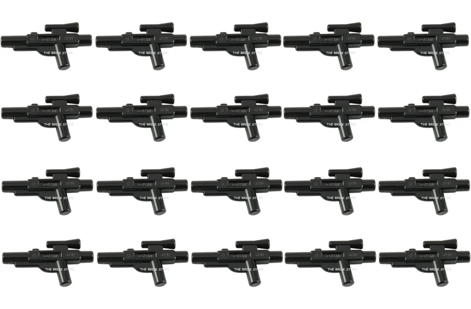 20 X OFFICIAL LEGO STAR WARS - BLACK SHORT BLASTER - 58247 - 47p EACH FAST - NEW