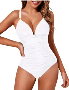Aqua Eve Tummy Control Swimsuits for Women One Piece Bathing Suit Push Up, XL - Picture 1 of 7