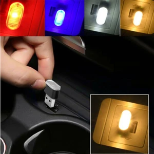 USB LED Car Interior Atmosphere Light Decoration Lamp Emergency Lighting PC  - Zdjęcie 1 z 16