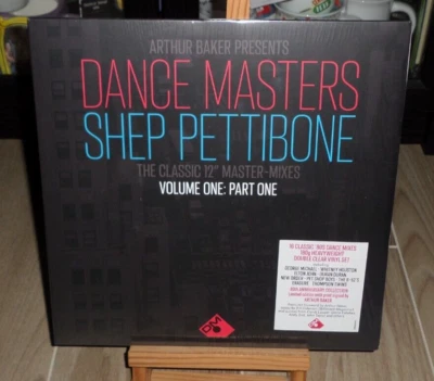 ARTHUR BAKER PRESENTS DANCE MASTER CLEAR LP SIGNED INSERT SHEP PETTIBONE VOLUME1 - Image 1 of 4
