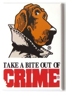 McGruff the Crime Dog FRIDGE MAGNET crimedog