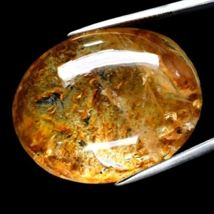 💎 84,58ct ovaler Cabochon natürlicher weißer Quarz Einschlüsse - atemberaubend, Myanmar Edelstein - Bild 1 von 10
