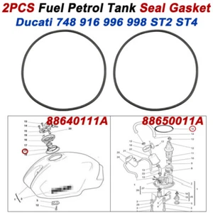2 Fuel Pump Petrol Tank O-ring Seal For Ducati ST2 ST4 748 916 996 998 88650011A - Picture 1 of 7