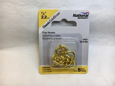 Крючок National Cup 7/8 дюйма N119-669 5 штук - Изображение 1 из 3