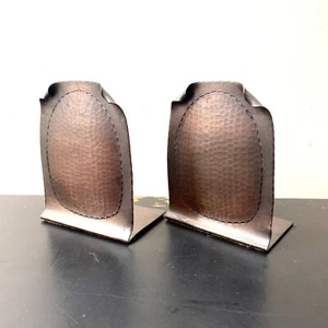 Antique Craftsman Studios Laguna Beach Copper Bookends California Arts & Crafts - Picture 1 of 5