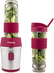 Mini Smoothie-Maker H.Koenig SMOO10 Blender Milchshaker Stand-Mixer 300W Violett - Bild 1 von 5