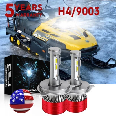 For Ski-Doo MXZ 500 500SS CSP LED Headlight Bulbs 2001-2006 2007 2008 2009 White - Image 1 of 4