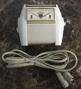 Afeitadora eléctrica Remington Roll-A-Matic de colección en funcionamiento con cable de alimentación original - Imagen 1 de 6