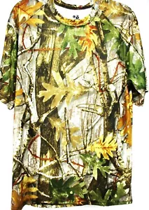 T-shirt uomo Badger Sport verde mimetico taglia L 100% poli made China - Foto 1 di 4